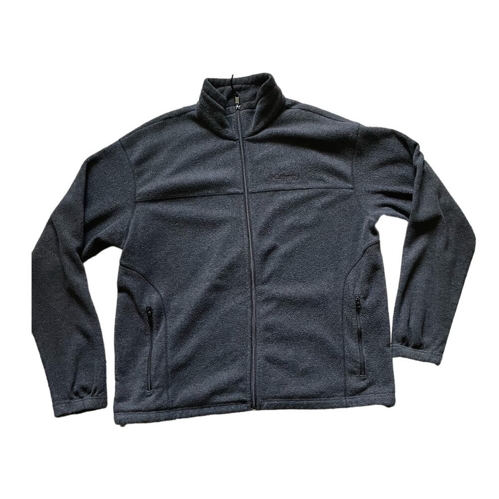 Columbia Men/Teen Field Gear Fleece Jacket Size XL Charcoal color Athletic wear - Picture 1 of 9